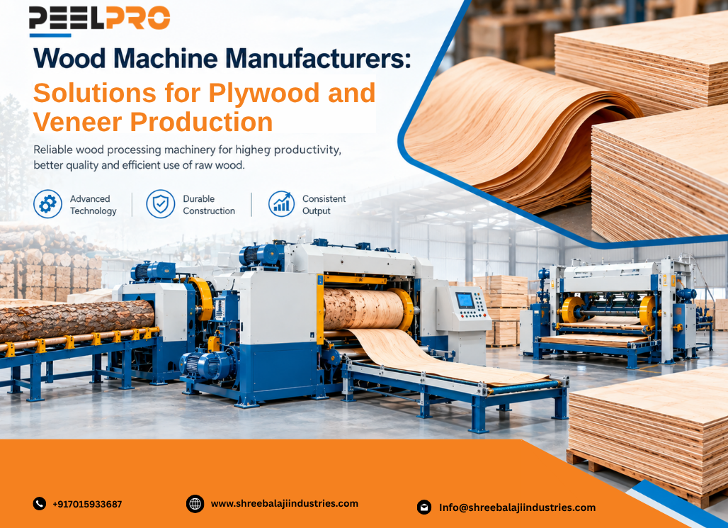 Wood Machine Manufacturers: Solutions for Plywood and Veneer Production